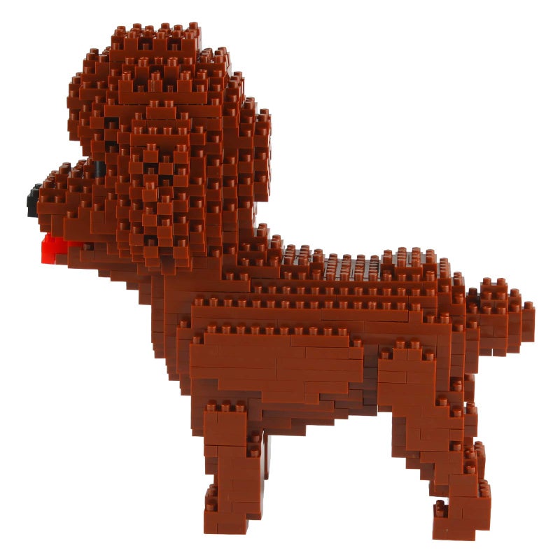 Larcele Micro Dog Building Blocks Set Mini Pet Building Toy Bricks,950 Pieces KLJM-02 (Poodle) - Image 5